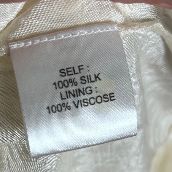 Slide dress size 6 midi embroidered Runway coquette Royal Nicole Miller - Picture 13 of 13